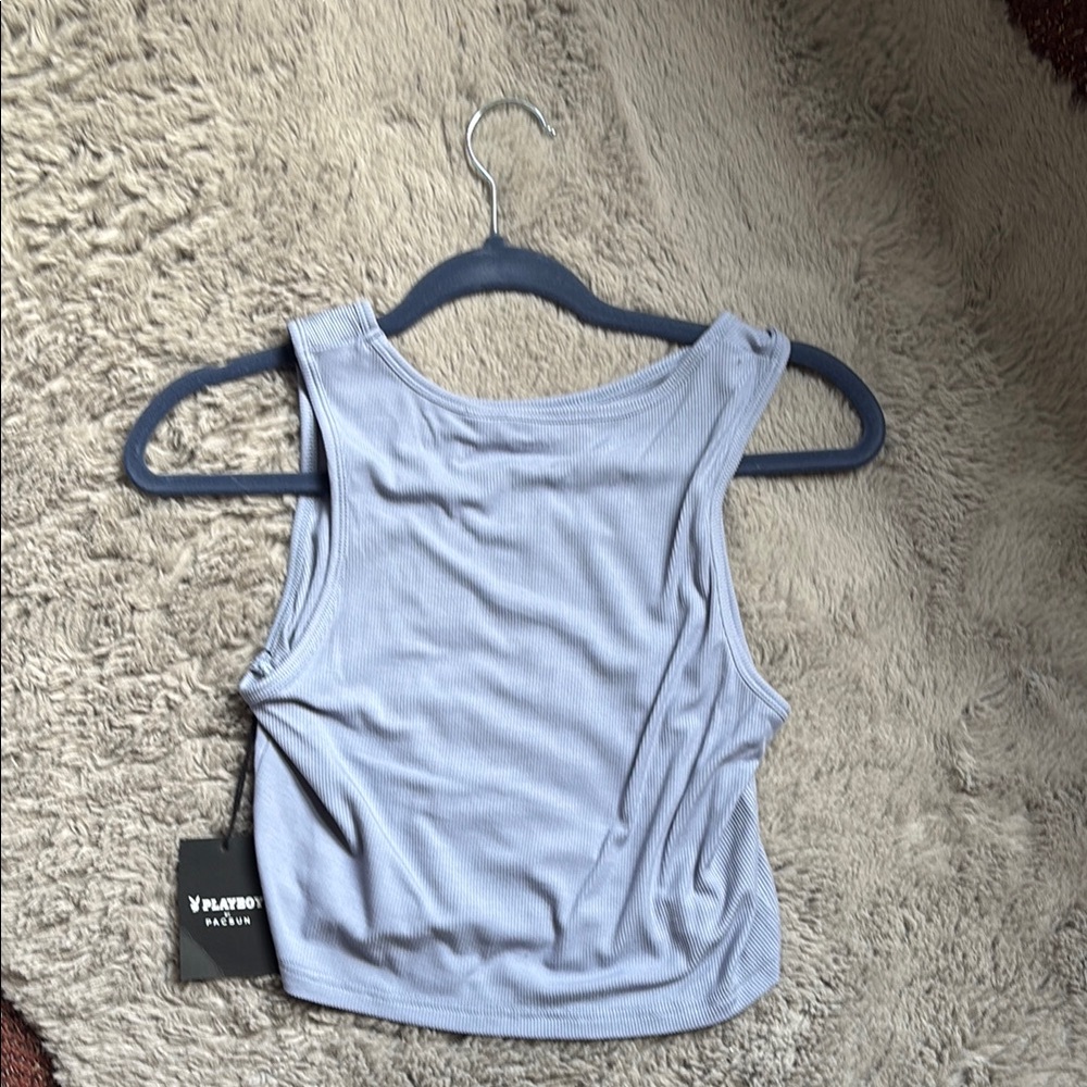 Playboy Women's Gray Tank Top - Picture 2 of 2